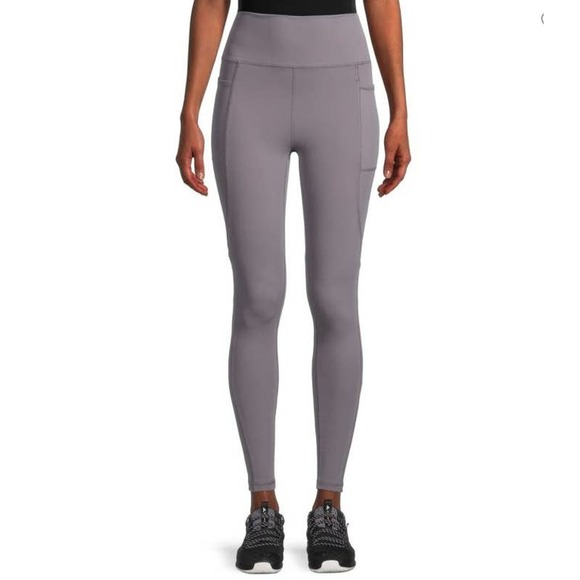 X By Gottex Grey Haley Compression Leggings with Pockets, Women's Medium - Picture 1 of 7